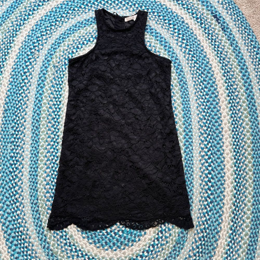 Lovers +‎ Friends Black Lace Dress